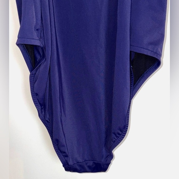 Swimsuits For All Floral One Piece 28 Plus Size Navy - Picture 11 of 16